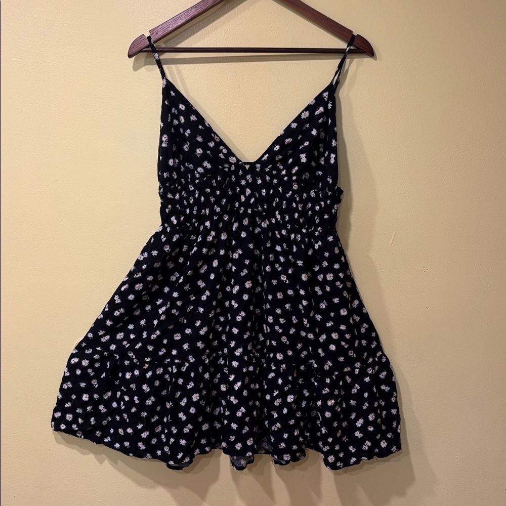 Aeropostale Black Daisy Dress